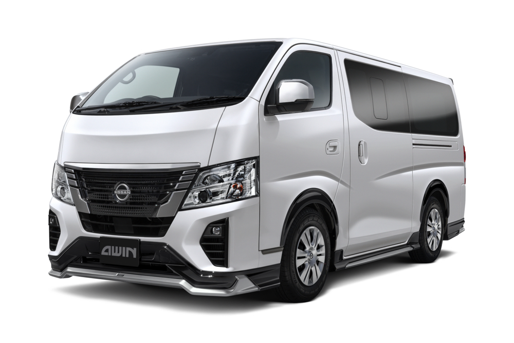 キャラバン専用AWINエアロパーツver2装着車両