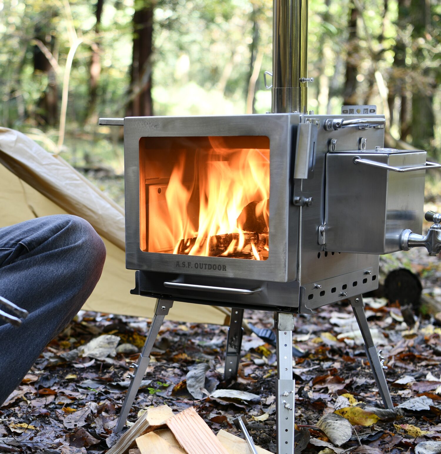キューブ型薪ストーブ『MAKIng STOVE 2 -cube-』